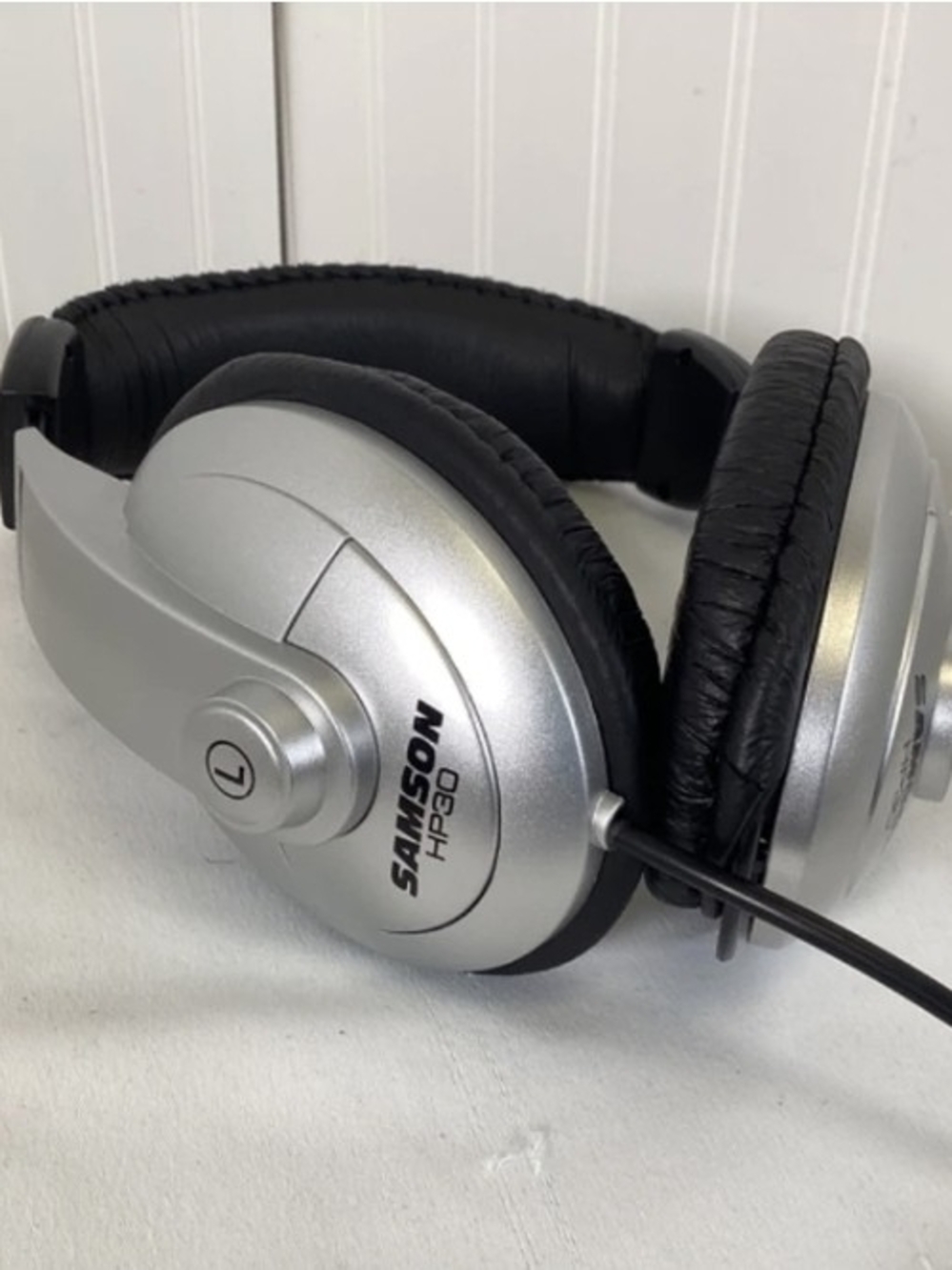 Samson HP30 Silver and Black Over-Ear Wired Headphones